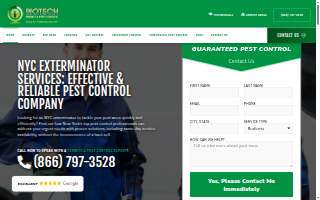 Biotech Termite & Pest Control - Commercial & Residential Exterminators website