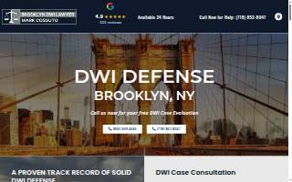 Brooklyn DWI Lawyer Mark Cossuto website