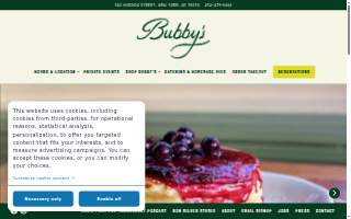 Bubby's website