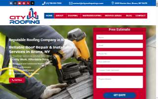 City Roofing Company NYC of New York website
