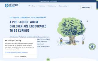 Columbus Pre-School website