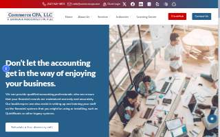 Commerce CPA, LLC website