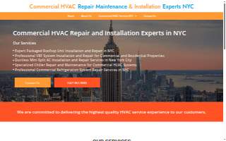 Commercial HVAC Repair Maintenance & Installation Experts NYC website