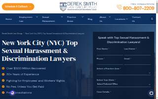 Derek Smith Law Group, PLLC website