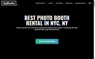 DigiBooths - NYC Photo Booth Rental website