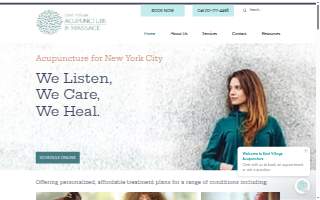 East Village Acupuncture and Massage website