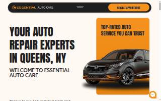 Essential Auto Care website