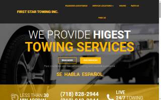 First Star Towing Inc. - New York website