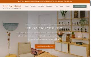 Five Seasons Healing website
