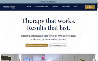 Healthy Minds NYC website