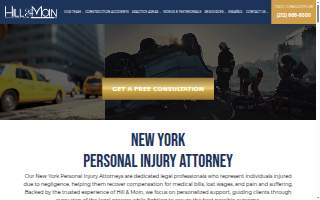 Hill & Moin LLP - Accident Attorneys website