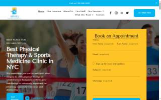 Infinity Physical Therapy NYC website