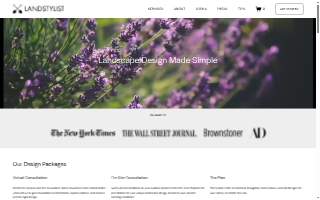 Landstylist: Landscape Design website