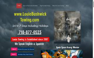 Louie Bushwick Towing of New York website