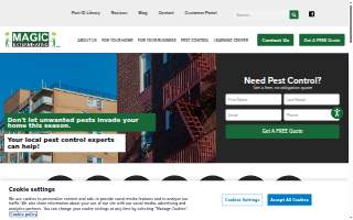 Magic Exterminating website