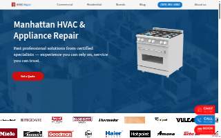 Manhattan HVAC & Appliance Repair Inc website