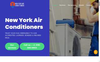 New York Air Conditioners website