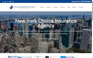 New York Choice Insurance Agency website