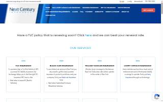 Next Century Insurance website