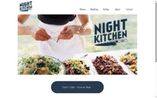Night Kitchen Catering website