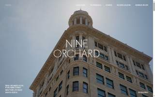 Nine Orchard website