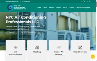 NYC Air Conditioning Professionals LLC website