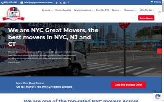 NYC Great Movers website