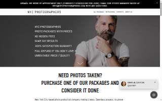 NYC Photographers website