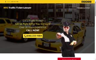NYC Traffic Ticket Lawyer website