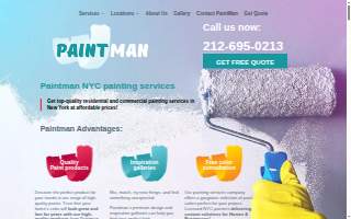 Paintman NYC website