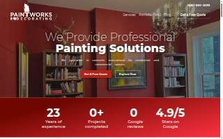 Paintworks & Decorating website