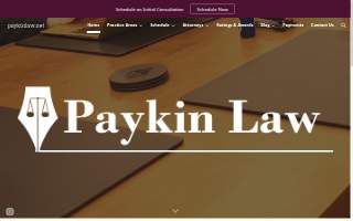 Paykin Law website