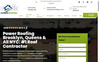 Power Roofing Downtown Brooklyn website