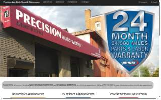 Precision Auto Works (Auto Repair & Maintenance) website