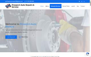 Prospect Auto Repair website