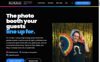 Rent My Booth | New York City Photo Booth Rentals website