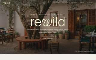 Rewild Landscape website