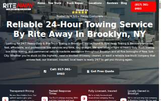 Rite Away Towing website