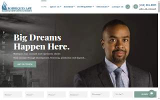 Rodriques Law, PLLC website
