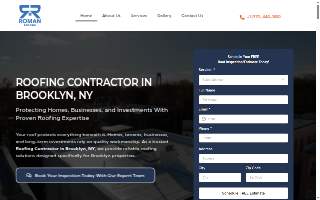 Roman Roofing NYC of New York website