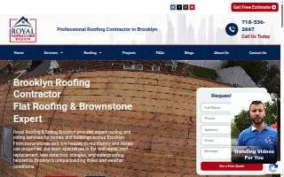 Royal Roofing & Siding Brooklyn website