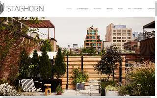 Staghorn NYC Landscape Design website