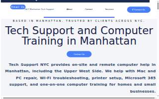 Tech Support NYC website