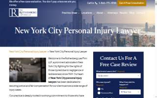 The Rothenberg Law Firm Accident And Injury Lawyers of New York website