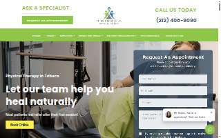 Tribeca Physical Therapy website