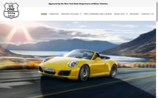 US ONE Driving School website