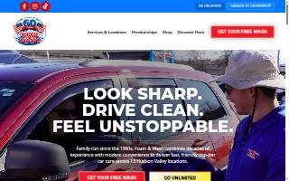 Foam & Wash website