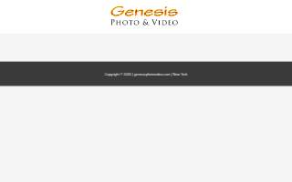 Genesis Photo & Video LLC website