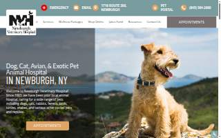 Newburgh Veterinary Hospital website