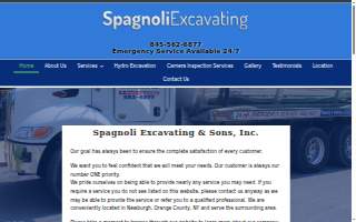Spagnoli Excavating Inc website